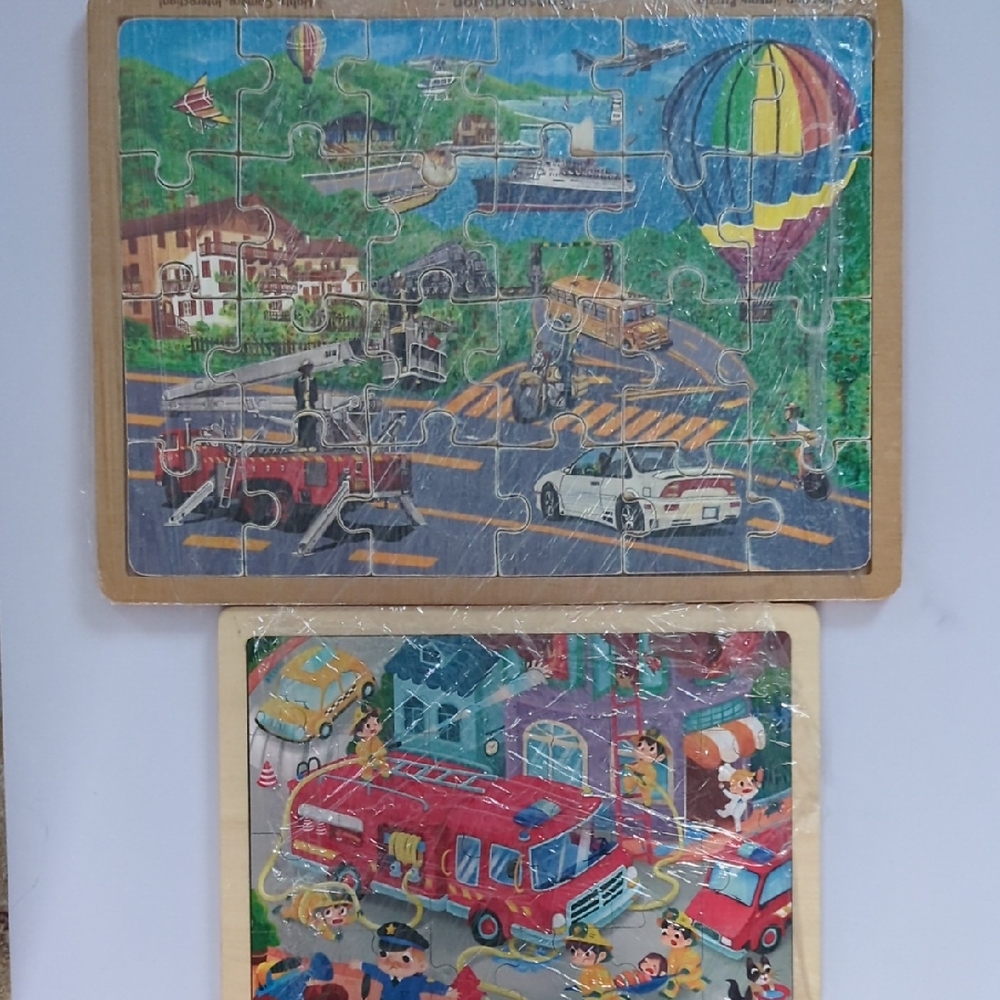 Colorful Wooden Jigsaw Puzzles